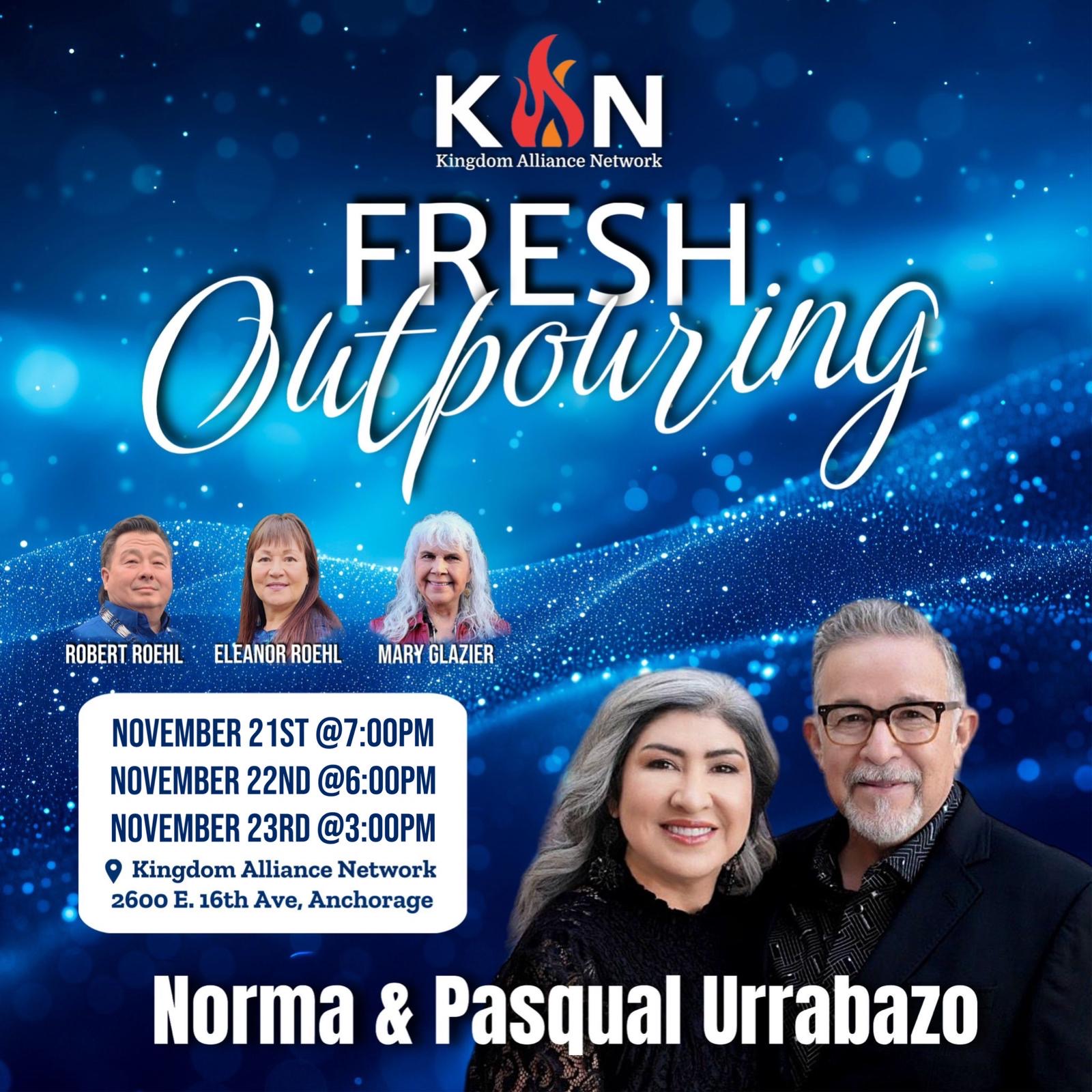 fresh outpouring service flyer